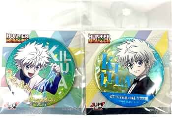 HUNTER×HUNTER キルア  ジャンプ50周年記念 缶バッジ HUNTER×HUNTER』バースデイ缶バッジ キルア＝ゾル